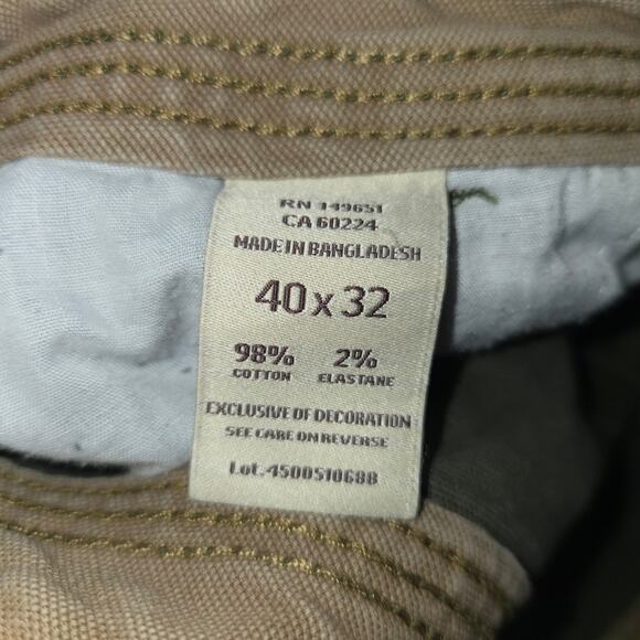 Legendary Outfitters Mens 40X32 Jeans Olive Green Denim Stretch Utility Gorpcore - Picture 15 of 16